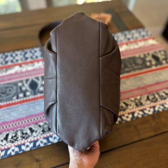 Coach 2Way Duffle Shoulder Bag, Brown Pebbled Leather F15064, EUC - Picture 6 of 12